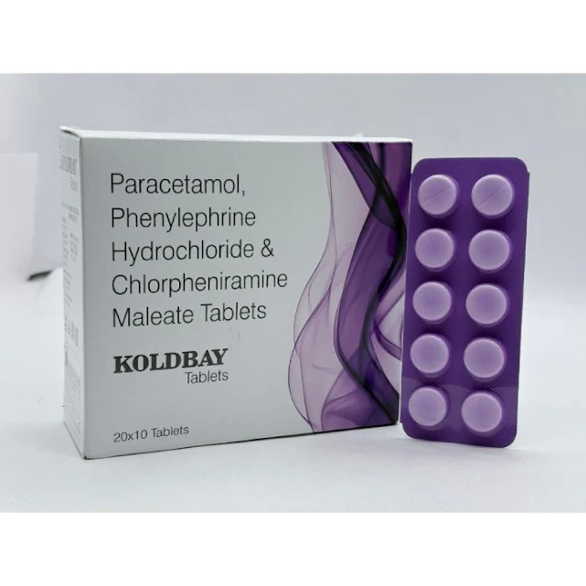 Paracetamol, Phenylephrine Hydrochloride & Chlorpheniramine Maleate Tablets